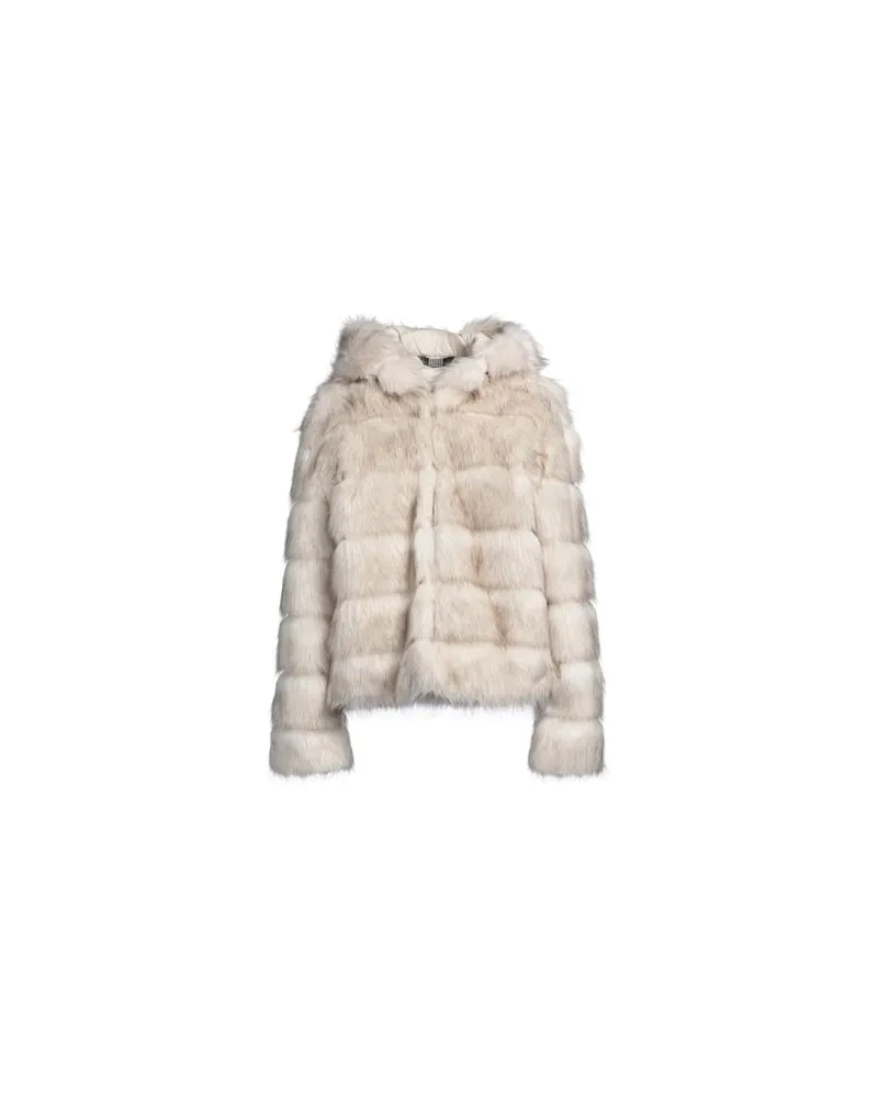 EA7 JACKEN & MÄNTEL - Shearling- & Kunstfellauf YOOX.COM Beige