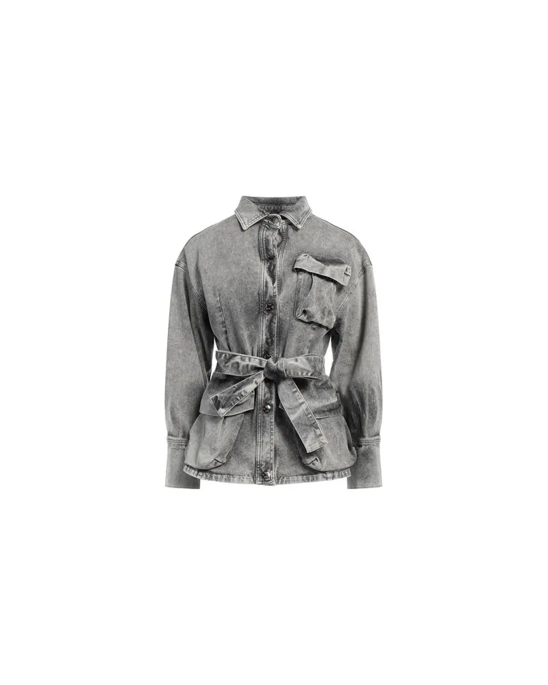 Soallure JACKEN & MÄNTEL - Jeansjacken/Mäntelauf YOOX.COM Braungrau