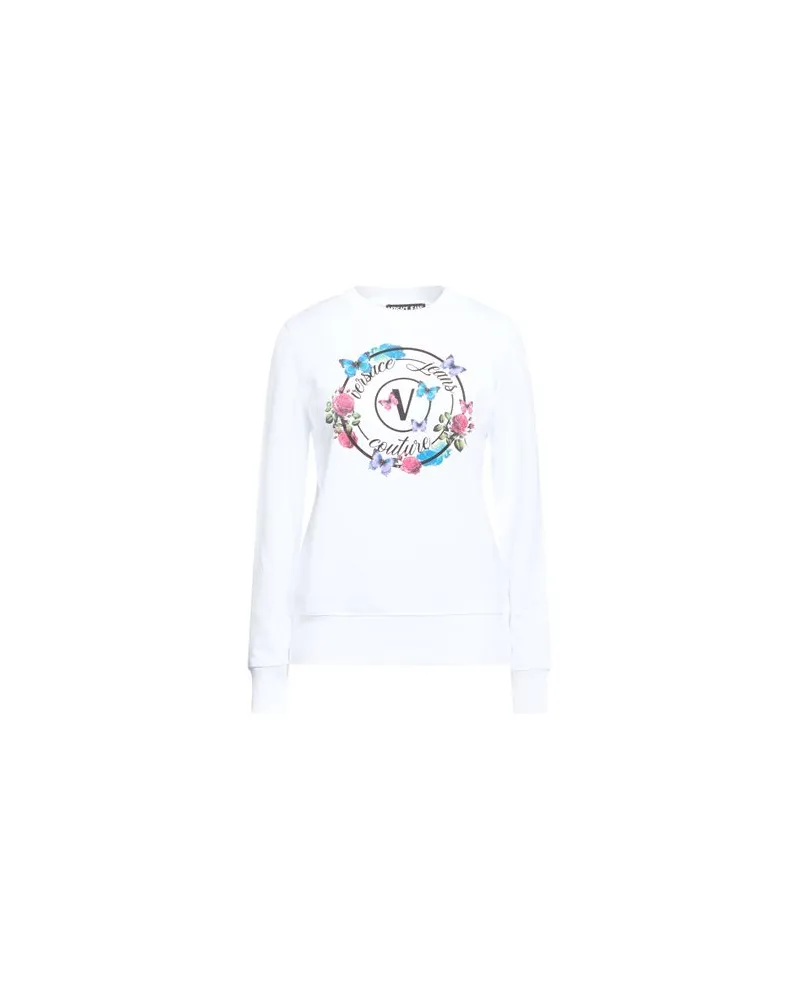 Versace Jeans TOPS - Sweatshirtsauf YOOX.COM Weiß