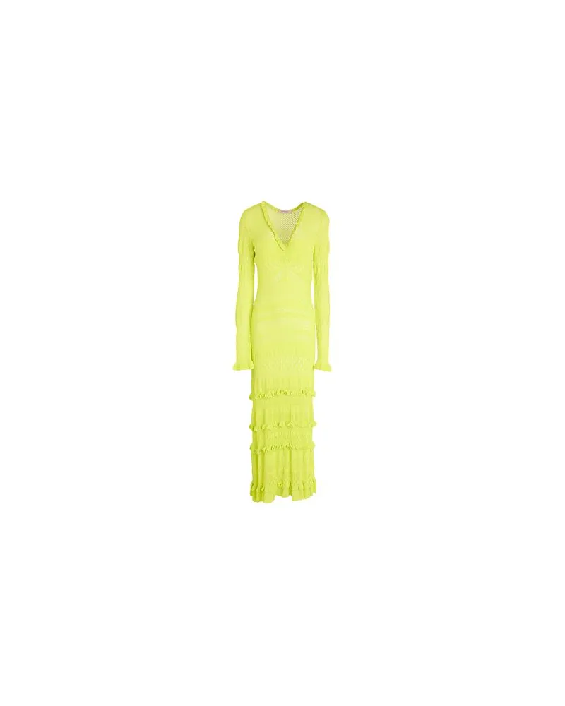 Twin-Set KLEIDER - Maxi-Kleiderauf YOOX.COM Limettengrün