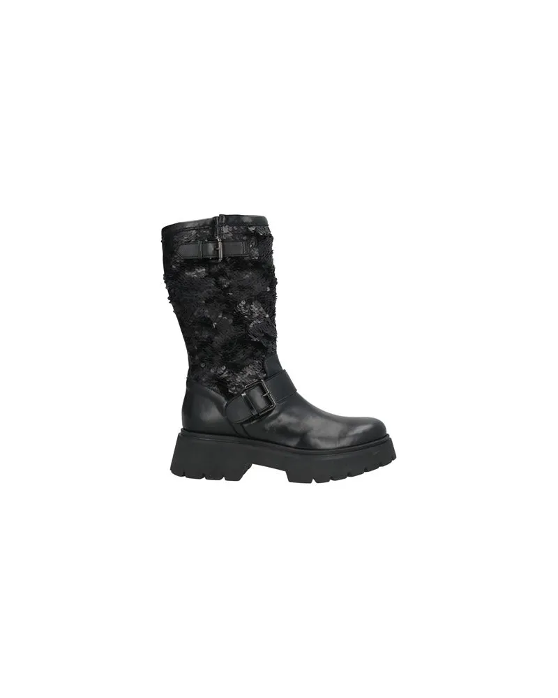 Emanuela Passeri SCHUHE - Stiefelauf YOOX.COM Schwarz