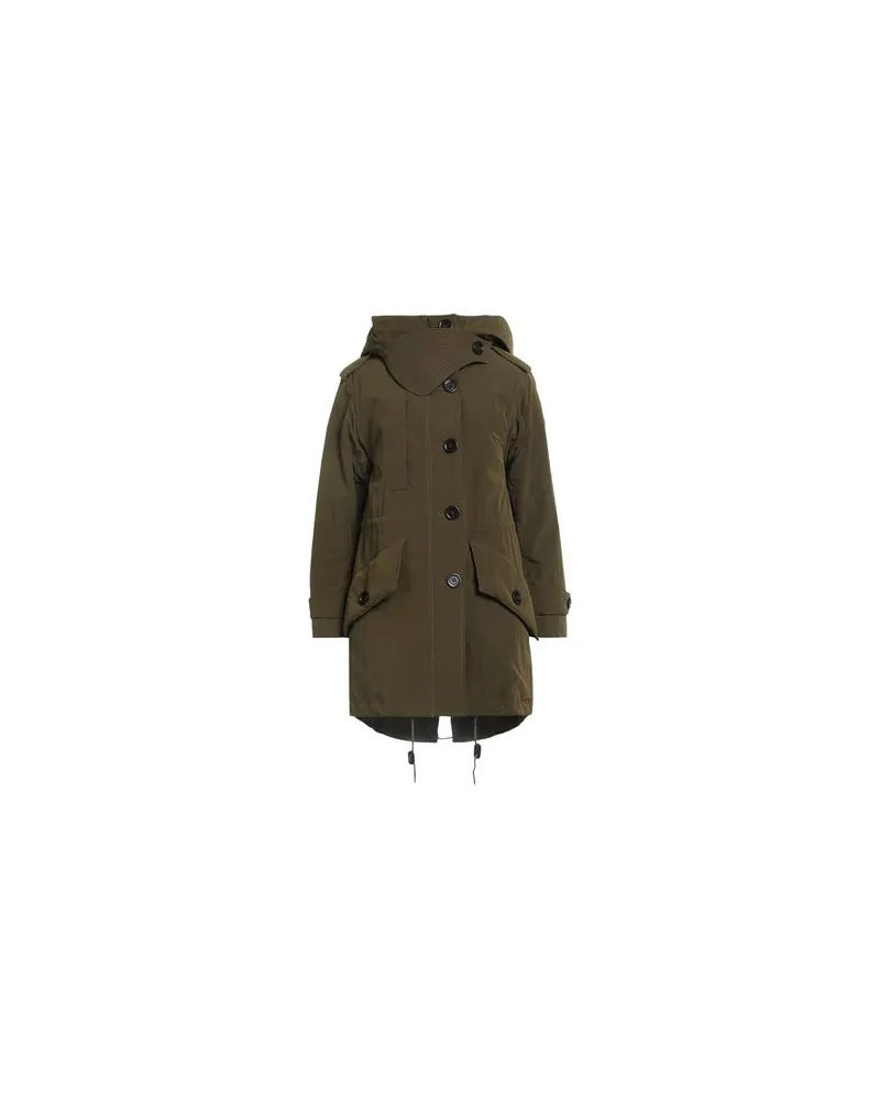 Burberry JACKEN & MÄNTEL - Mäntelauf YOOX.COM Militärgrün