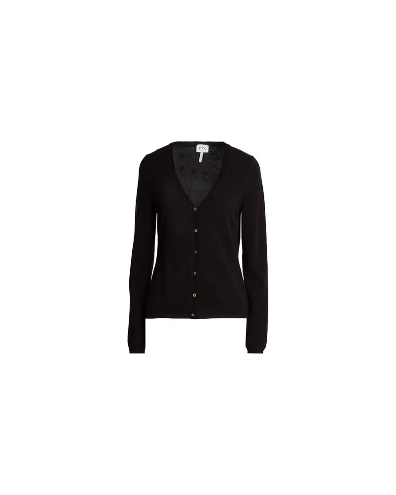 FTC Cashmere STRICKWAREN - Strickjackenauf YOOX.COM Dunkelbraun