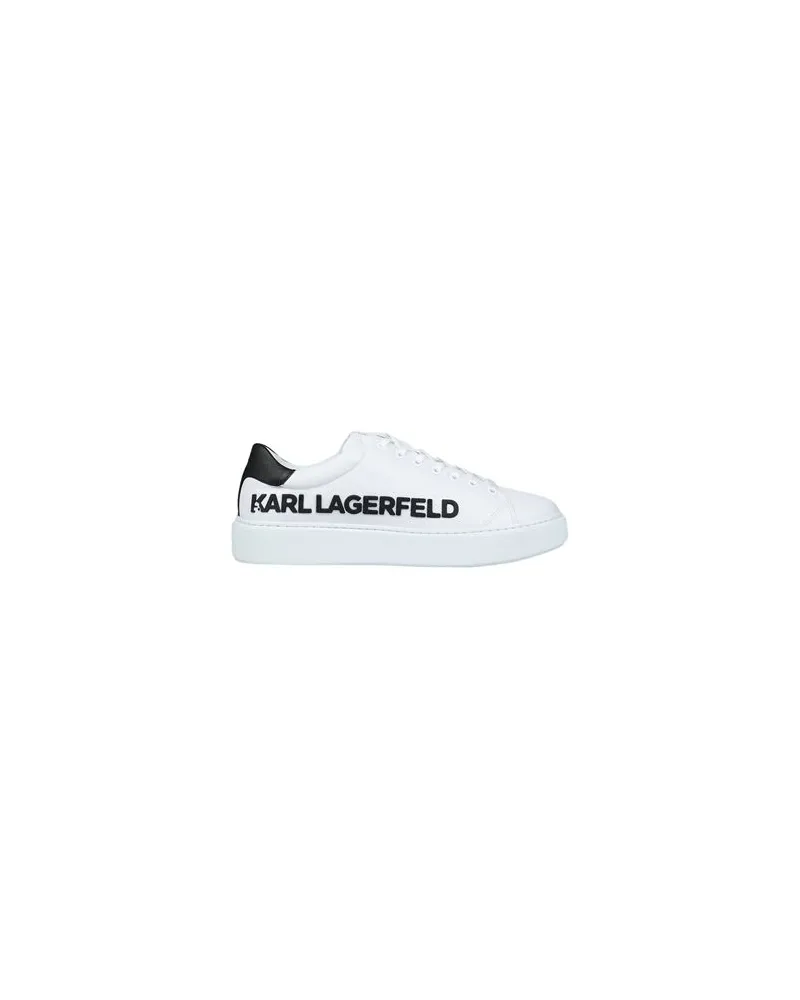 Karl Lagerfeld MAXI KUP KARL INJEKT LOGO LO   - SCHUHE - Sneakersauf YOOX.COM Weiß