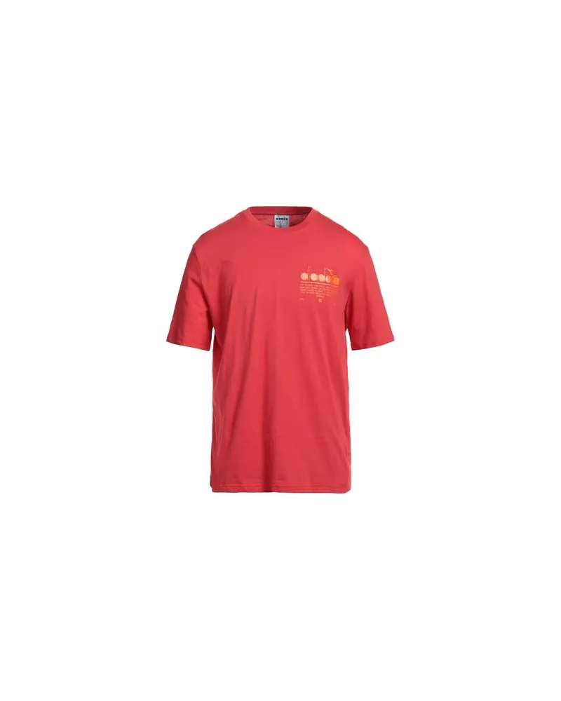 Diadora TOPS - T-shirtsauf YOOX.COM Rot