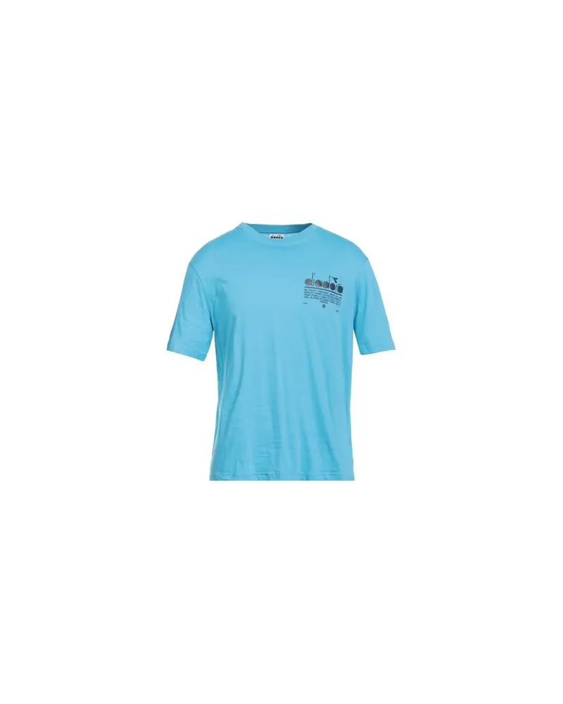 Diadora TOPS - T-shirtsauf YOOX.COM Azurblau