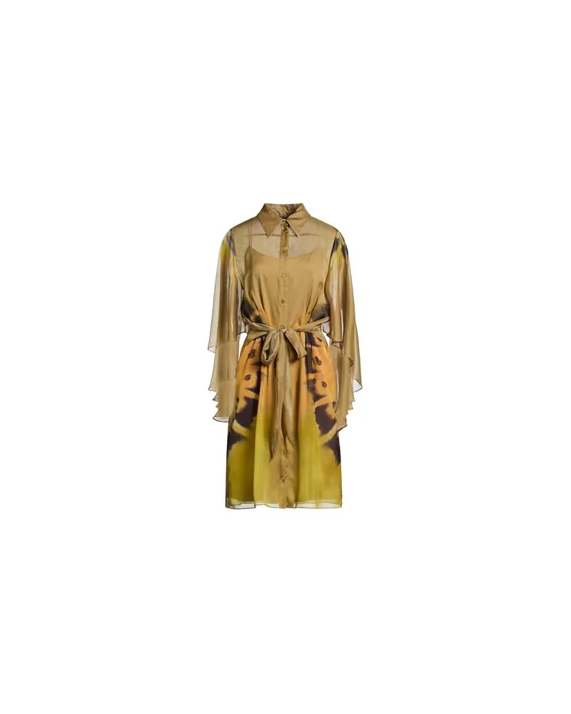 Alberta Ferretti KLEIDER - Midi-Kleiderauf YOOX.COM Senf