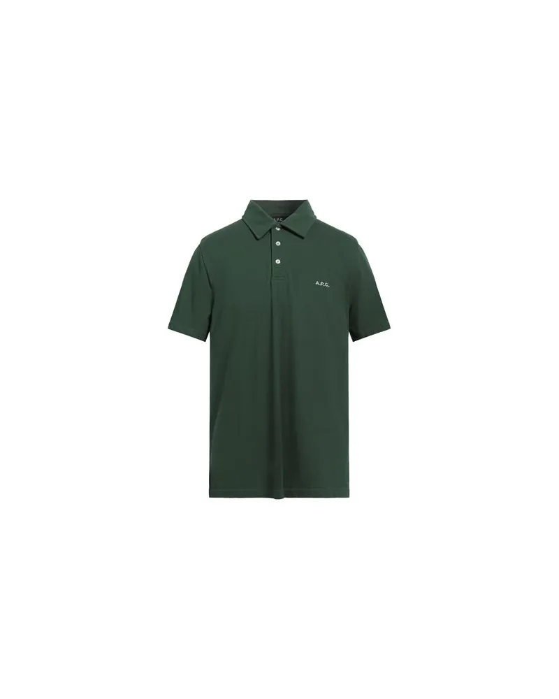 A.P.C. TOPS - Poloshirtsauf YOOX.COM Grün