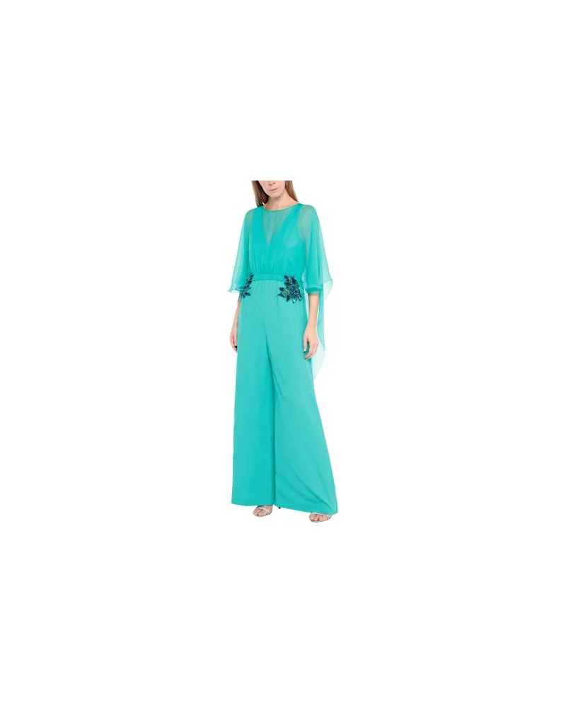 Alberta Ferretti OVERALLS - Jumpsuitsauf YOOX.COM Säuregrün