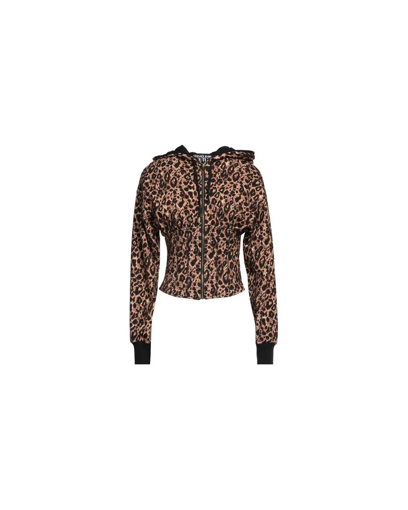 Versace Jeans TOPS - Sweatshirtsauf YOOX.COM Kamel