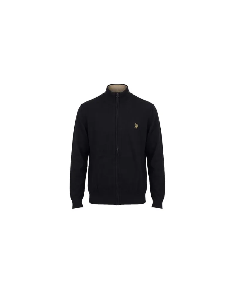U.S. Polo Assn.  U POLO ASSN. - STRICKWAREN - Strickjackenauf YOOX.COM Schwarz