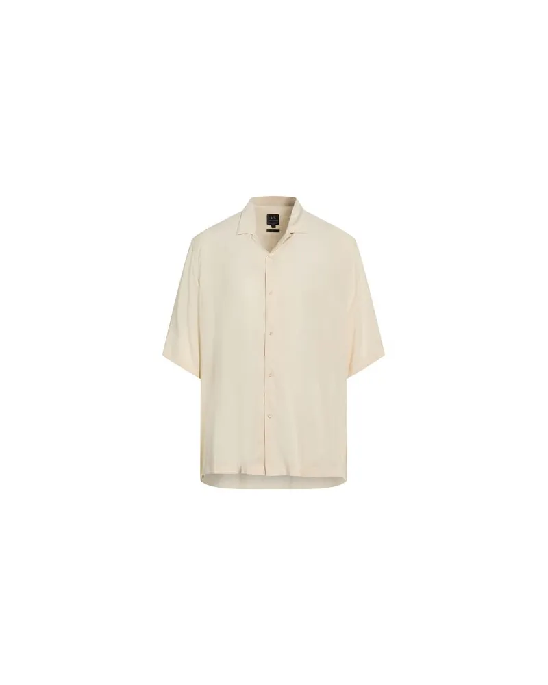 Armani Exchange TOPS - Hemdenauf YOOX.COM Beige