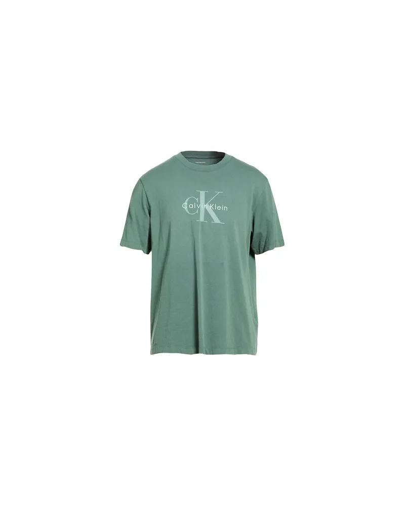 Calvin Klein TOPS - T-shirtsauf YOOX.COM Dunkelgrün