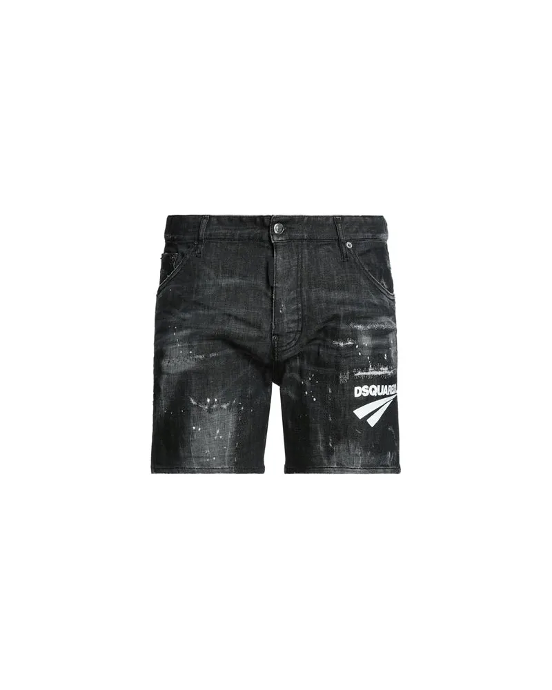Dsquared2 HOSEN & RÖCKE - Jeansshortsauf YOOX.COM Schwarz