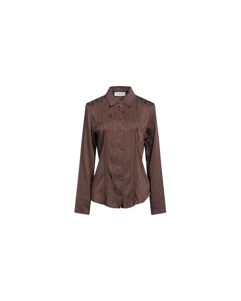 Marine Serre TOPS - Hemdenauf YOOX.COM Dunkelbraun