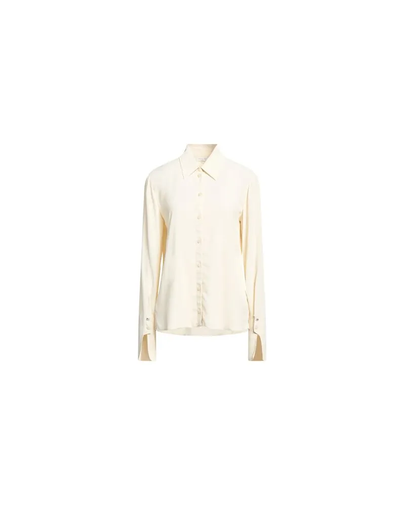 Patrizia Pepe TOPS - Hemdenauf YOOX.COM Cremeweiß