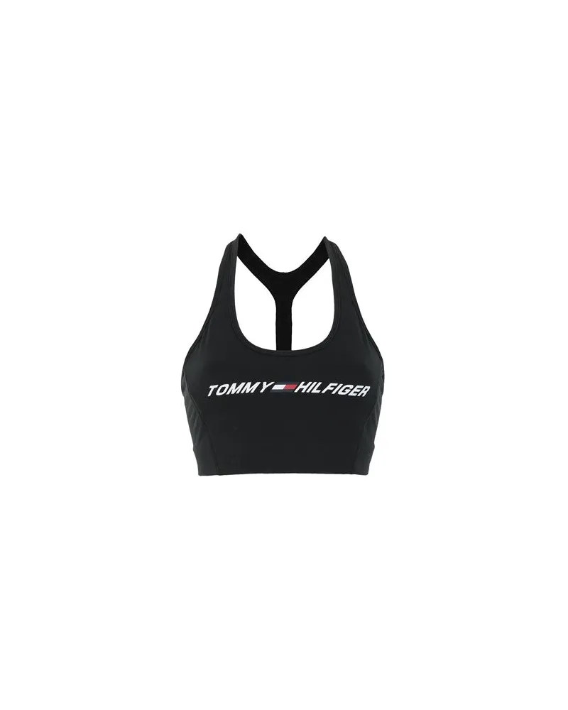 Tommy Hilfiger MID INTENSITY GRAPHIC BRA  - TOPS - Topsauf YOOX.COM Schwarz
