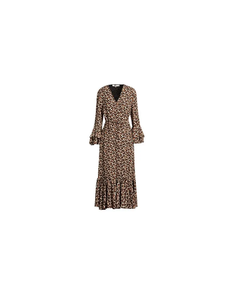 Diane von Furstenberg KLEIDER - Midi-Kleiderauf YOOX.COM Schwarz