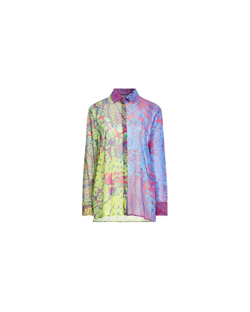 Versace Jeans TOPS - Hemdenauf YOOX.COM Limettengrün
