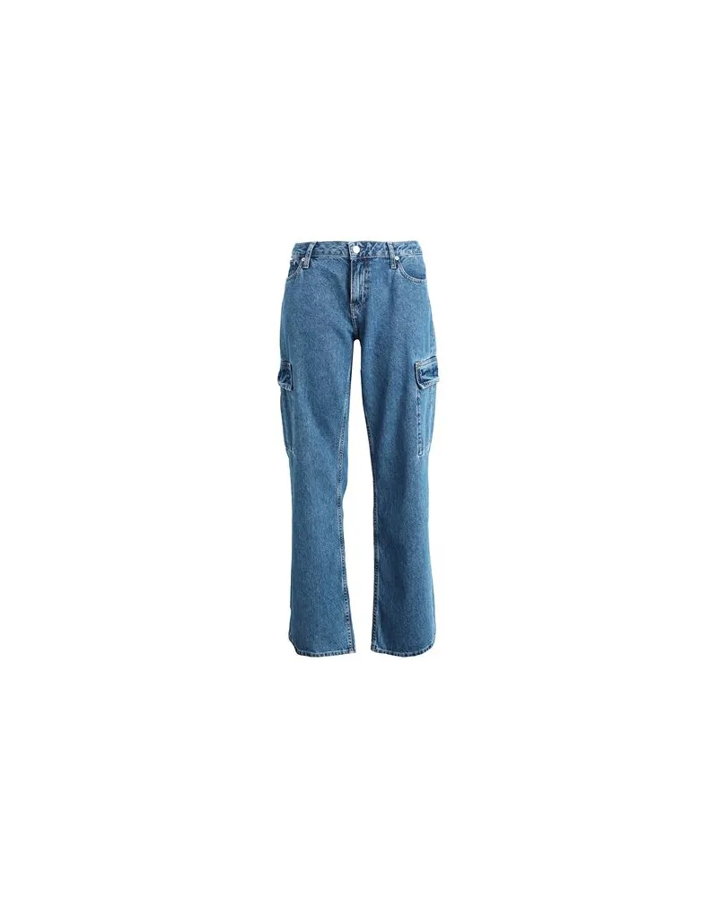 Calvin Klein HOSEN & RÖCKE - Jeanshosenauf YOOX.COM Blau