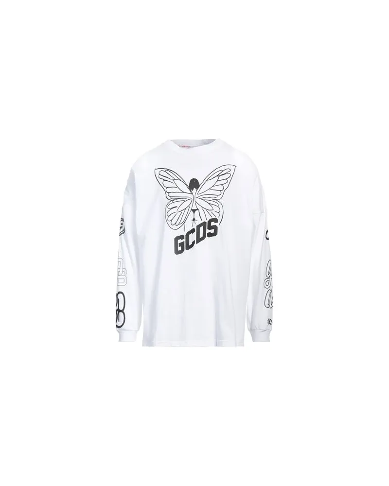 GCDS TOPS - T-shirtsauf YOOX.COM Weiß