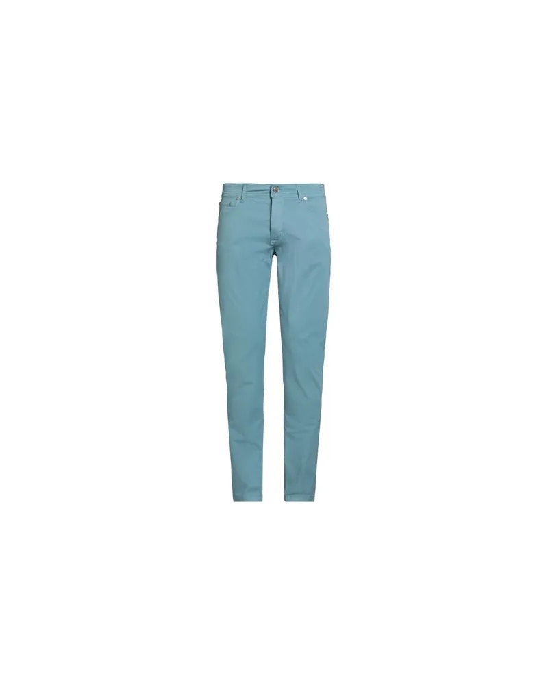 BARBA HOSEN & RÖCKE - Hosenauf YOOX.COM Azurblau