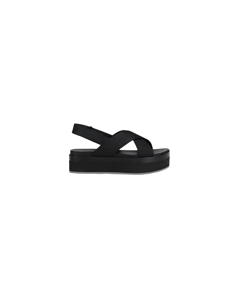 Calvin Klein SCHUHE - Sandalenauf YOOX.COM Schwarz