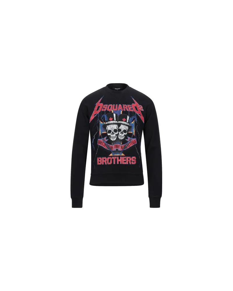 Dsquared2 TOPS - Sweatshirtsauf YOOX.COM Schwarz
