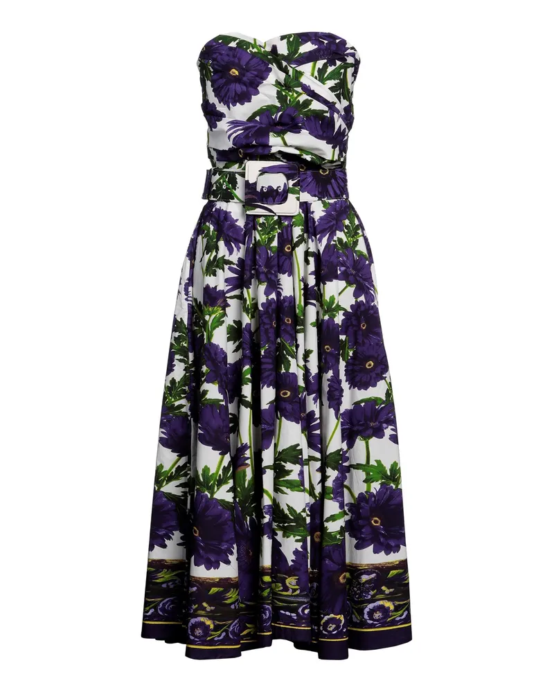 Samantha Sung Midi-Kleid Dunkelviolett