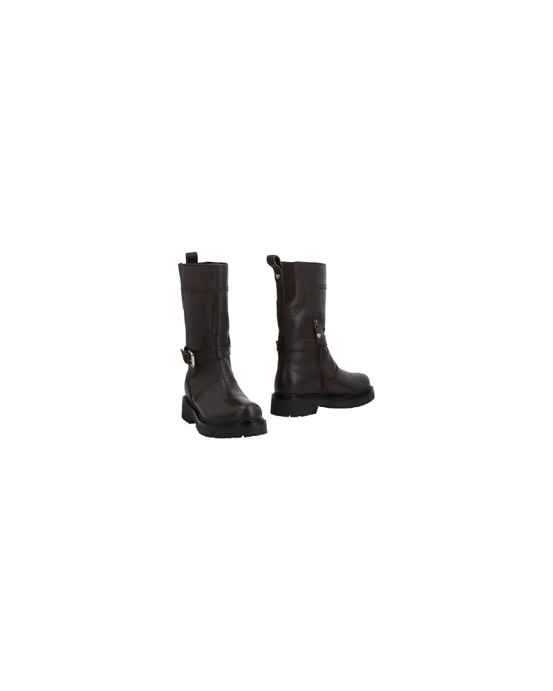 Twin-Set SCHUHE - Stiefelauf YOOX.COM Dunkelbraun