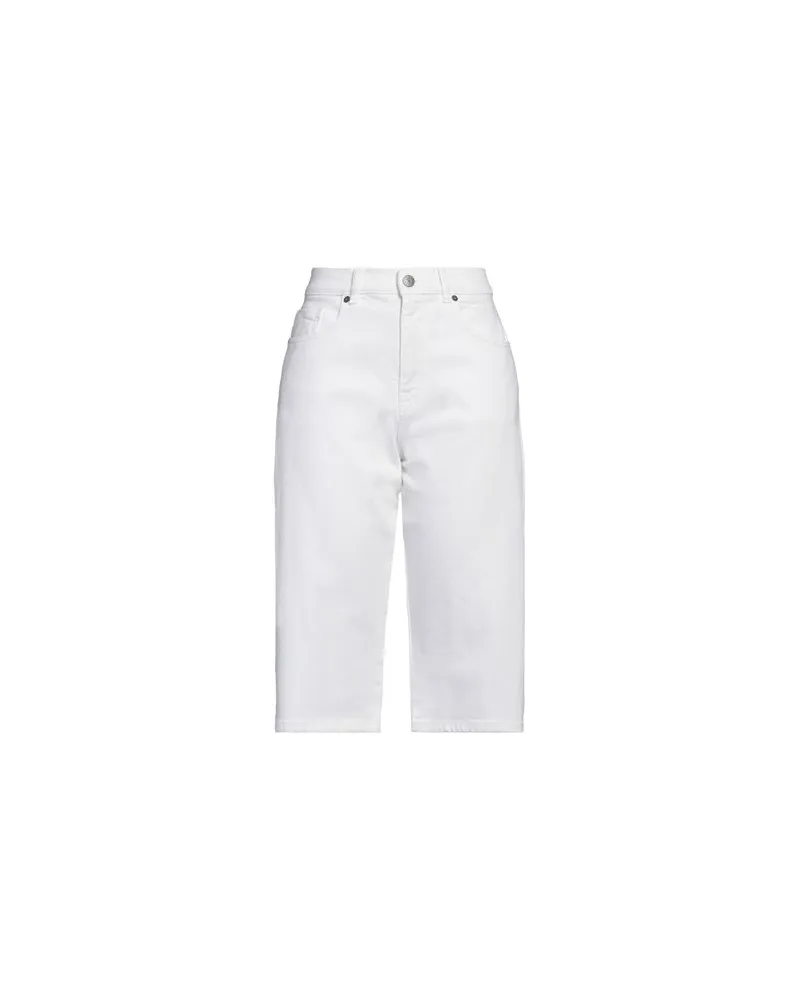 P.A.R.O.S.H. P.A.R.O H. - HOSEN & RÖCKE - Jeansshortsauf YOOX.COM Weiß