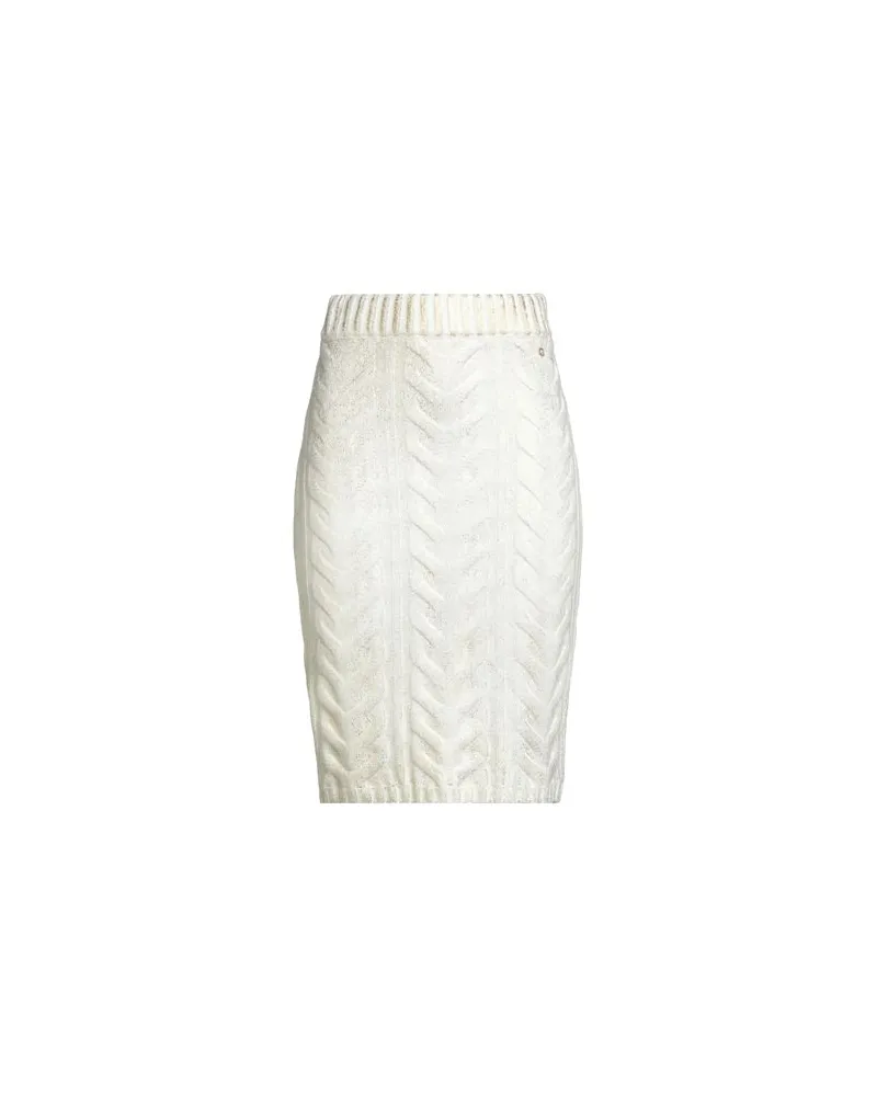 Guess HOSEN & RÖCKE - Midi-Röckeauf YOOX.COM Cremeweiß