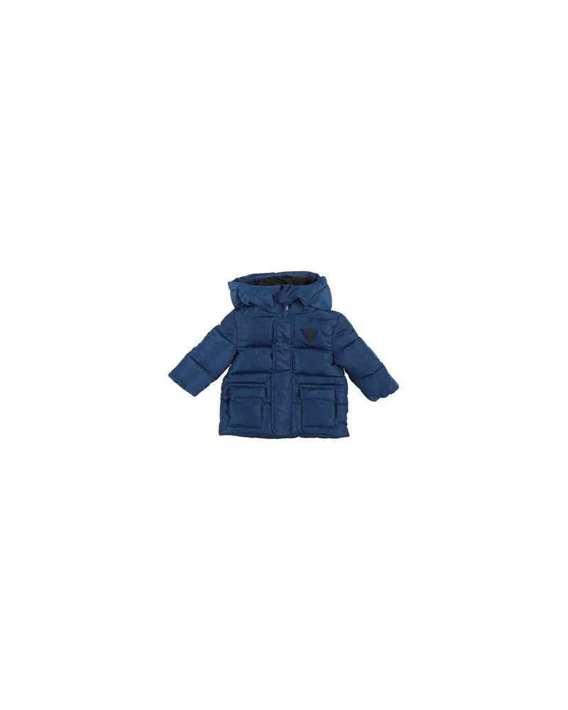 Guess JACKEN & MÄNTEL - Pufferjacken & Daunenjackenauf YOOX.COM Marineblau