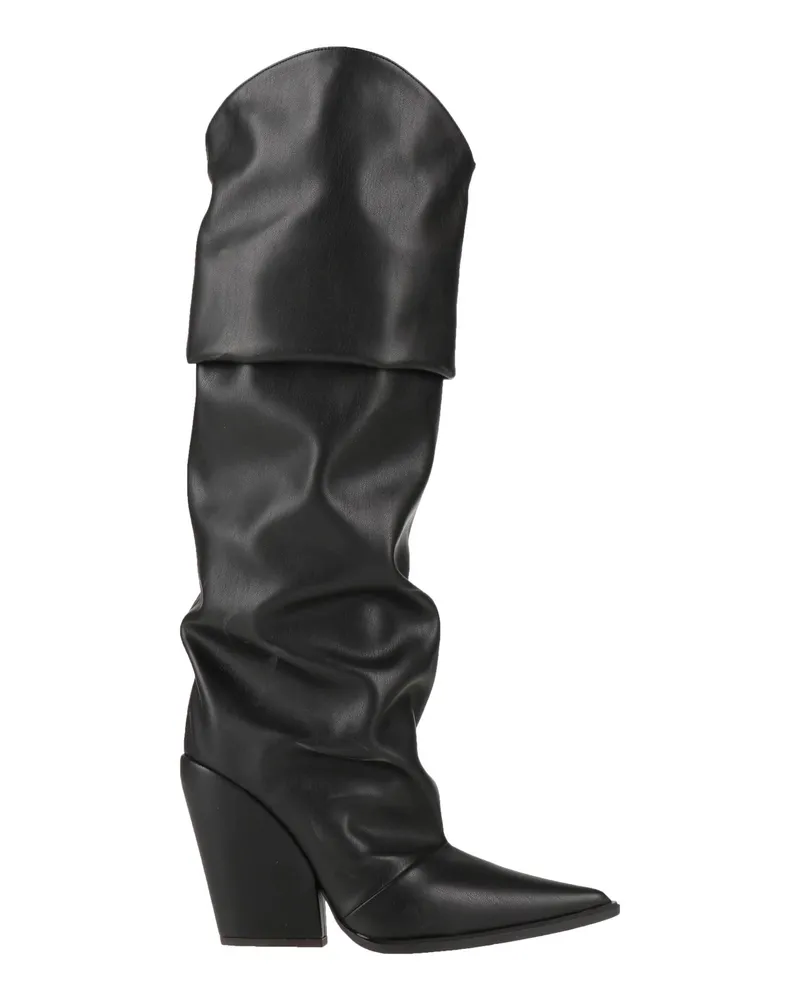 Alexandre Vauthier Stiefel Schwarz