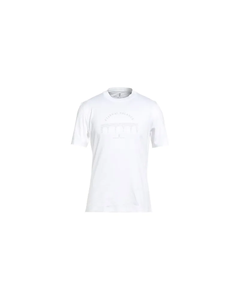 Brunello Cucinelli TOPS - T-shirtsauf YOOX.COM Weiß
