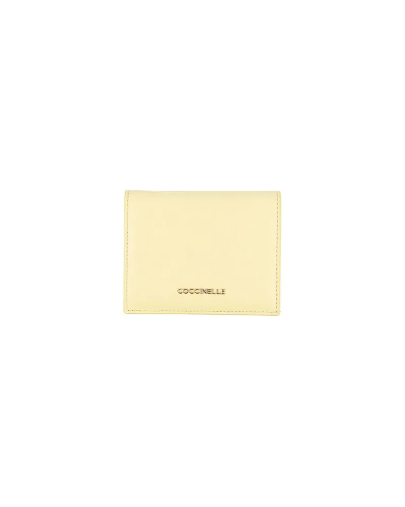 Coccinelle Kleinlederwaren - Brieftaschenauf YOOX.COM Pastellgelb