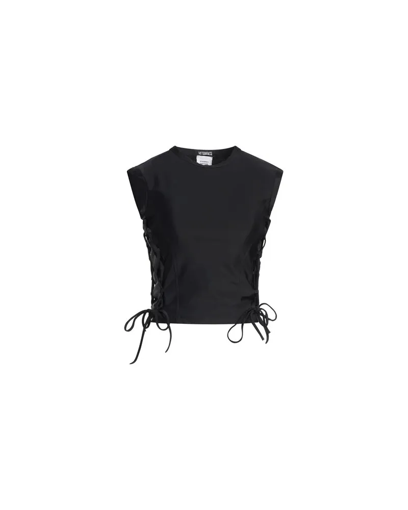 VETEMENTS TOPS - Topsauf YOOX.COM Schwarz