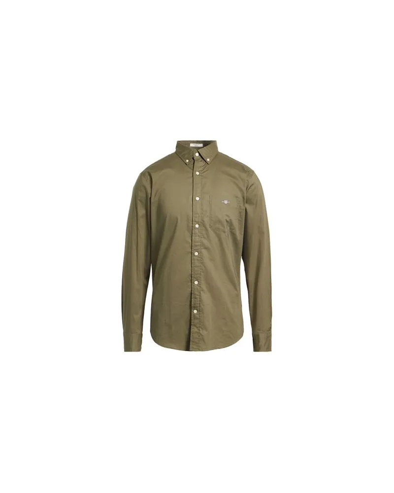 Gant TOPS - Hemdenauf YOOX.COM Militärgrün