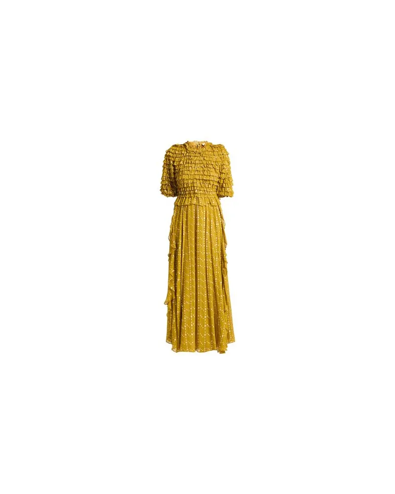 Ulla Johnson KLEIDER - Maxi-Kleiderauf YOOX.COM Senf