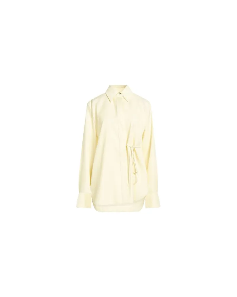 Jil Sander TOPS - Hemdenauf YOOX.COM Pastellgelb