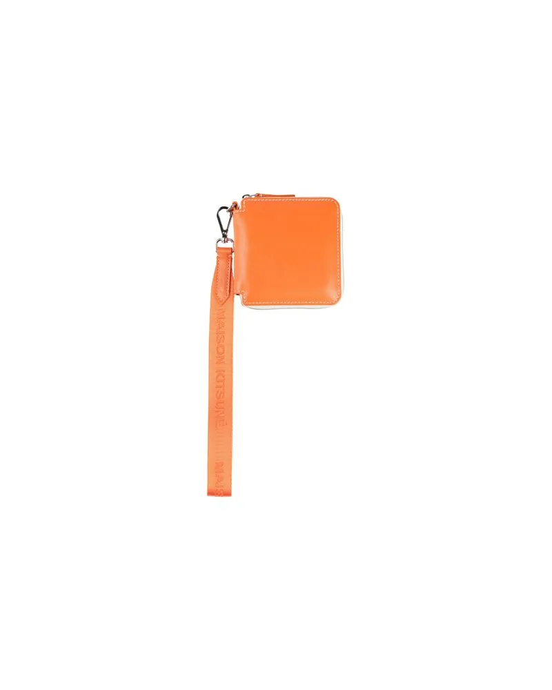 Kitsuné Kleinlederwaren - Brieftaschenauf YOOX.COM Orange