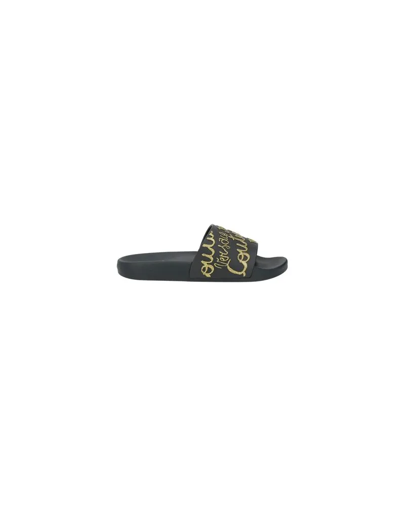 Versace Jeans SCHUHE - Sandalenauf YOOX.COM Schwarz