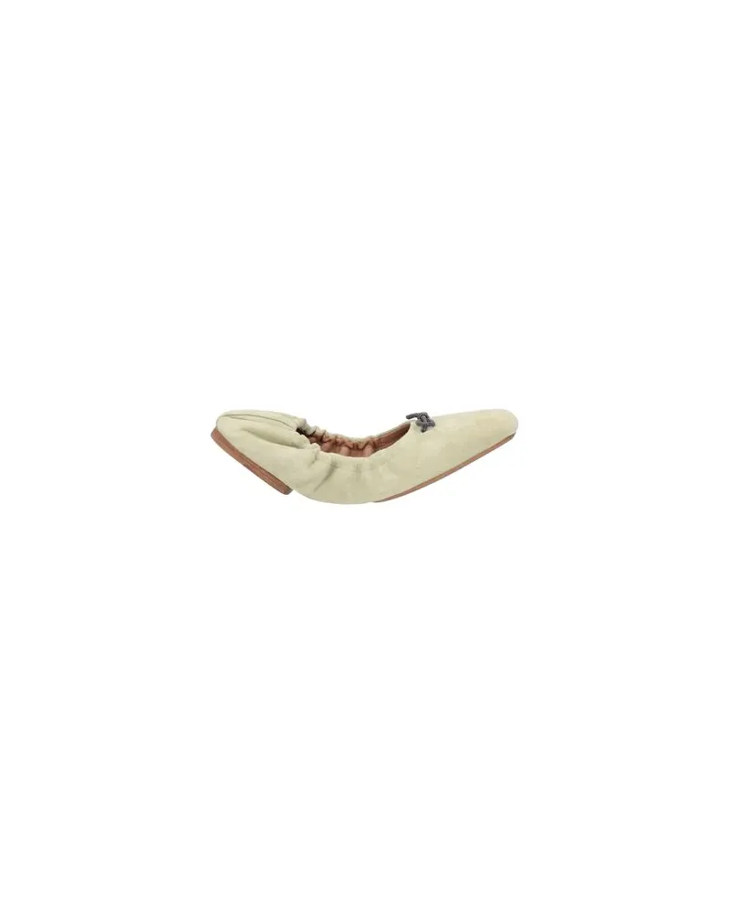Brunello Cucinelli SCHUHE - Ballerinasauf YOOX.COM Salbeigrün