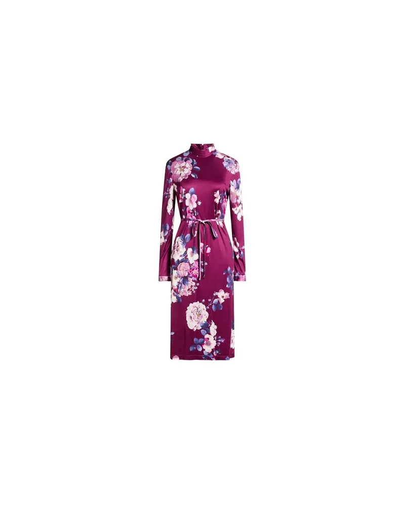 Leonard Paris KLEIDER - Midi-Kleiderauf YOOX.COM Pflaume