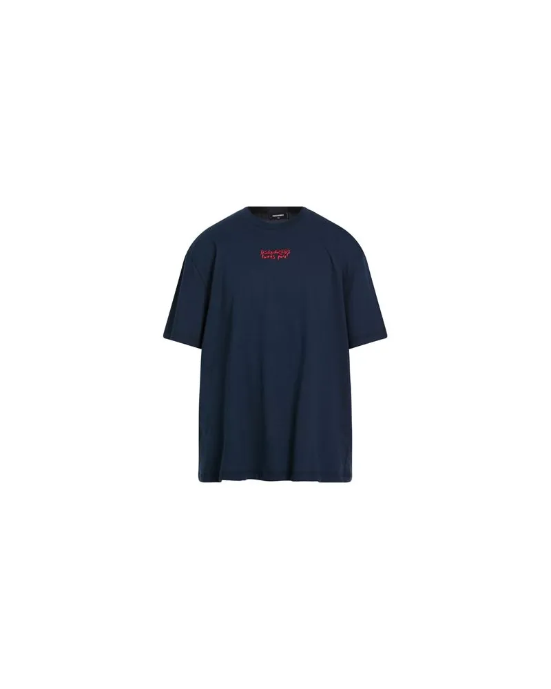 Dsquared2 TOPS - T-shirtsauf YOOX.COM Marineblau
