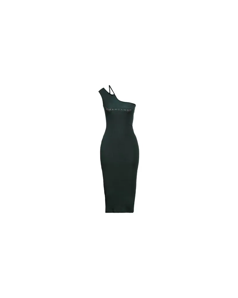 Mangano KLEIDER - Midi-Kleiderauf YOOX.COM Dunkelgrün