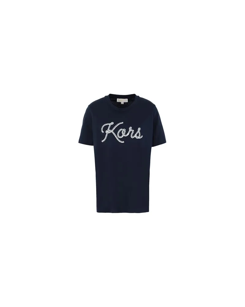 Michael Kors KORS ROPE GRAPHIC TSHIRT   - TOPS - T-shirtsauf YOOX.COM Nachtblau