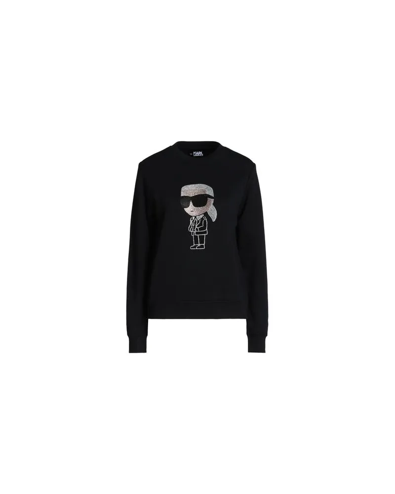 Karl Lagerfeld IKONIK 2.0 KARL RS SWEATSHIRT  - TOPS - Sweatshirtsauf YOOX.COM Schwarz