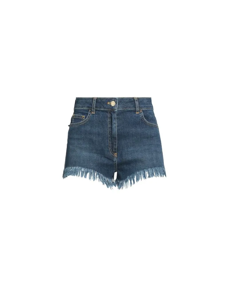 Elisabetta Franchi HOSEN & RÖCKE - Jeansshortsauf YOOX.COM Blau