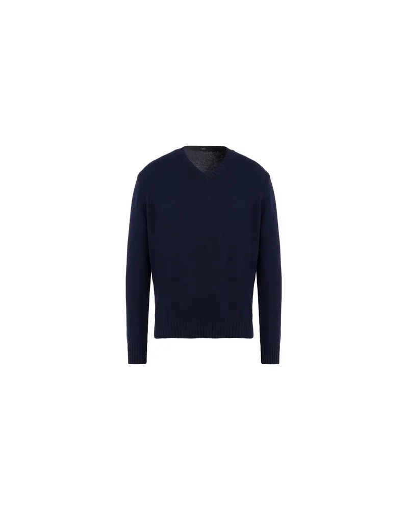 BASE Milano STRICKWAREN - Pulloverauf YOOX.COM Marineblau